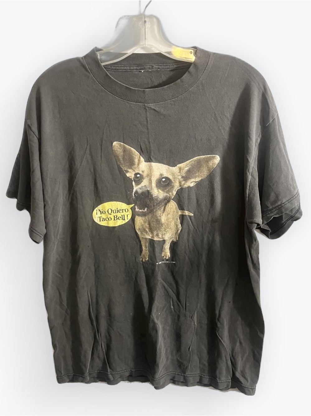Vintage 1998 Taco Bell Chihuahua Shirt Yo Quiero Taco Bell Distressed Y2K Tee